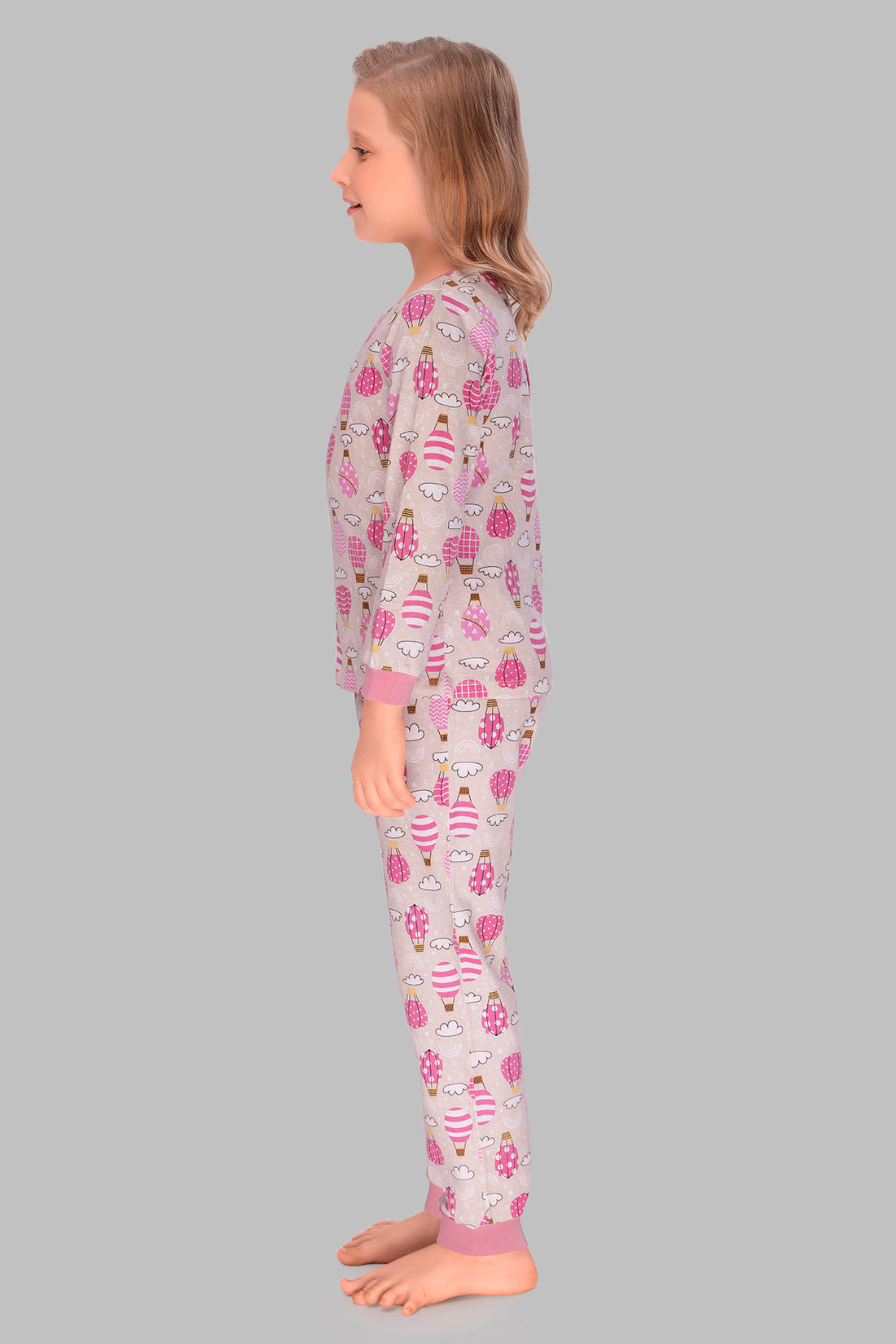 Parachute Cozy Nightsuits Top Joggers Set For Girls