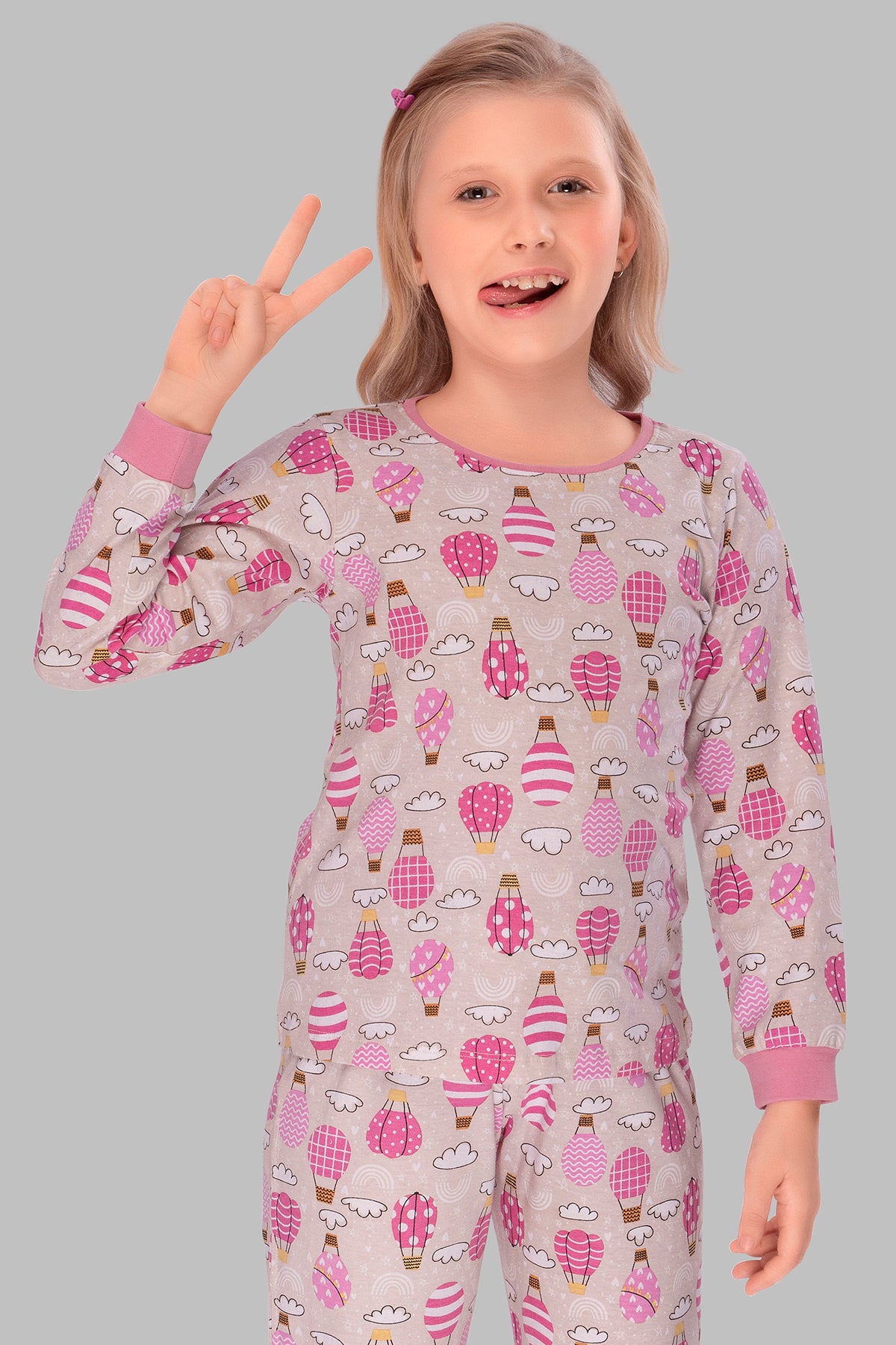 Parachute Cozy Nightsuits Top Joggers Set For Girls