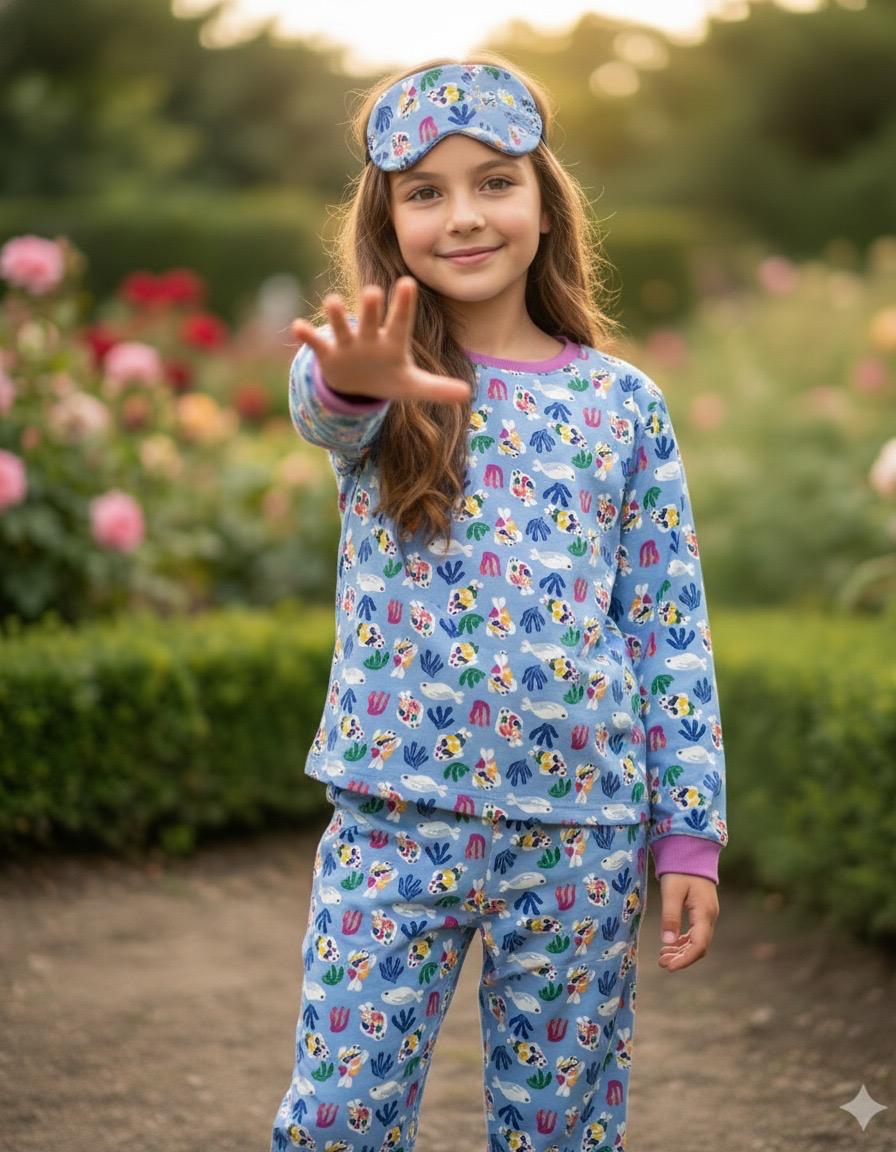 Aqua theme Cozy Set For Girls